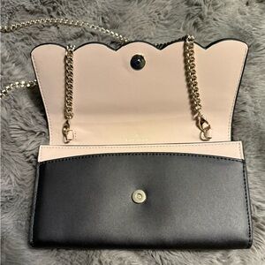 NWOT Kate Spade Gemma Wallet w/chain Black